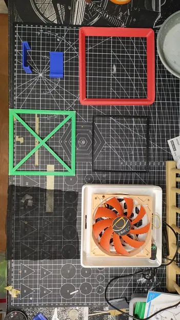 Ống Dẫn Khí Thải Máy Tính Để Bàn Với Quạt PC 12CM - Image 2