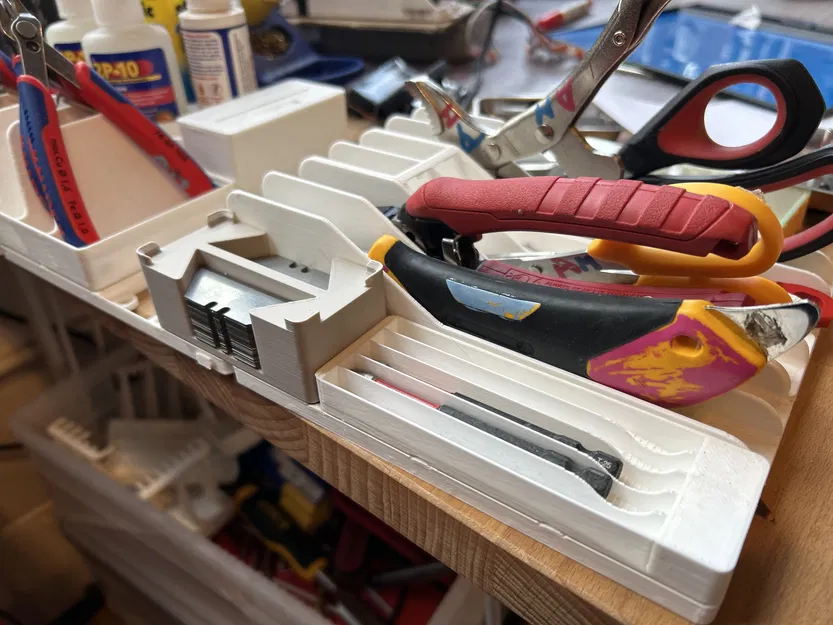 Module Lưu Trữ Lưỡi Dao Tiện Ích Gridfinity [v2] - Image 2