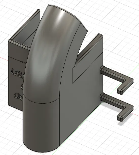 Dẫn ống đầu giường Ikea MALM góc cạnh có giá đỡ ống - Image 2