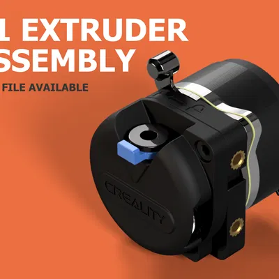 Mô hình CAD Lắp ráp Đầu Đùn Creality K1