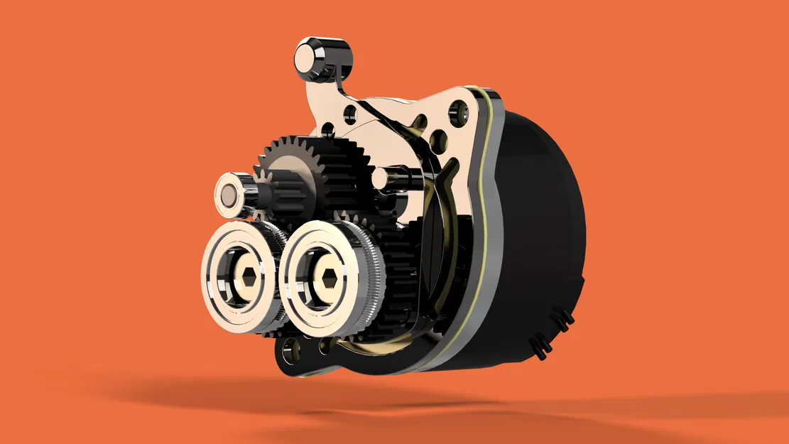 Mô hình CAD Lắp ráp Đầu Đùn Creality K1 - Image 3