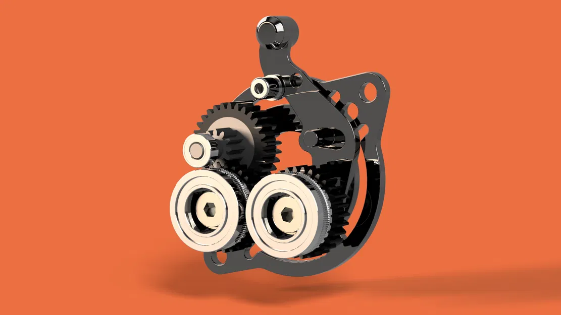 Mô hình CAD Lắp ráp Đầu Đùn Creality K1 - Image 4