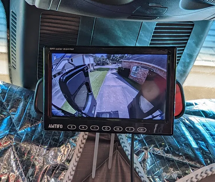 Giá đỡ camera lùi cho khe gió và gương chiếu hậu - Image 13