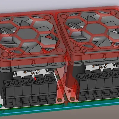 Giá đỡ ray DIN Fly TMC5160 V1.2