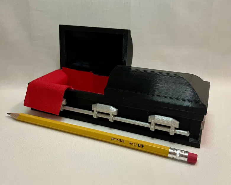 Quan Tài Chôn Cất - Tỉ Lệ 1:12 Cho Nhà Búp Bê - Image 1