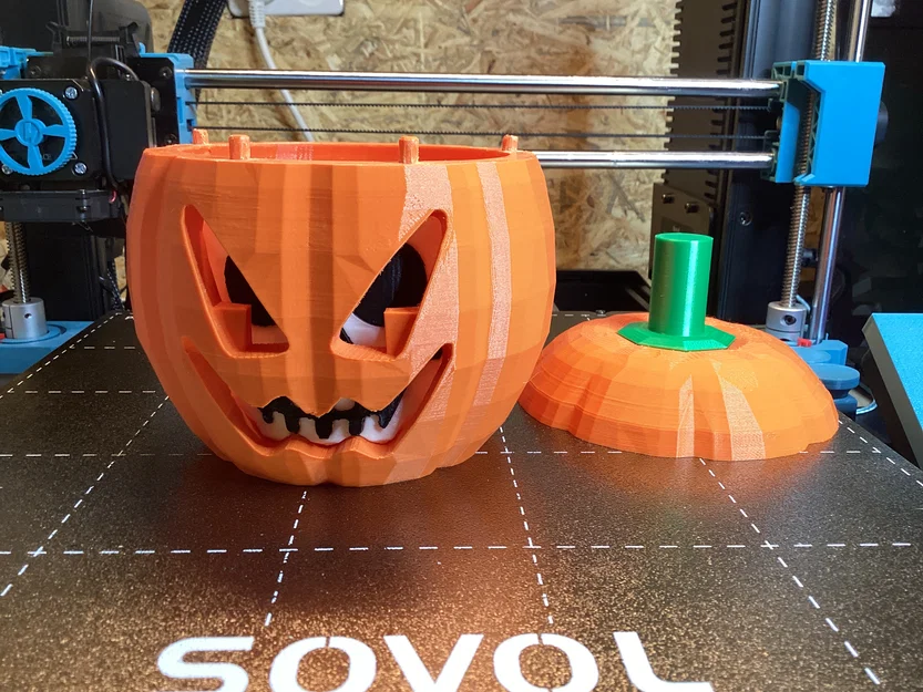 Đầu Bí Ngô Kiểu Lego cho Bộ Xương Kiểu Lego (Tỷ lệ 10:1) - Image 7