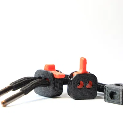 Khóa dây giày không lò xo (Parametric)