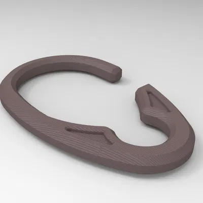 Vòng Treo Rèm Tắm Cho Thanh 1 Inch