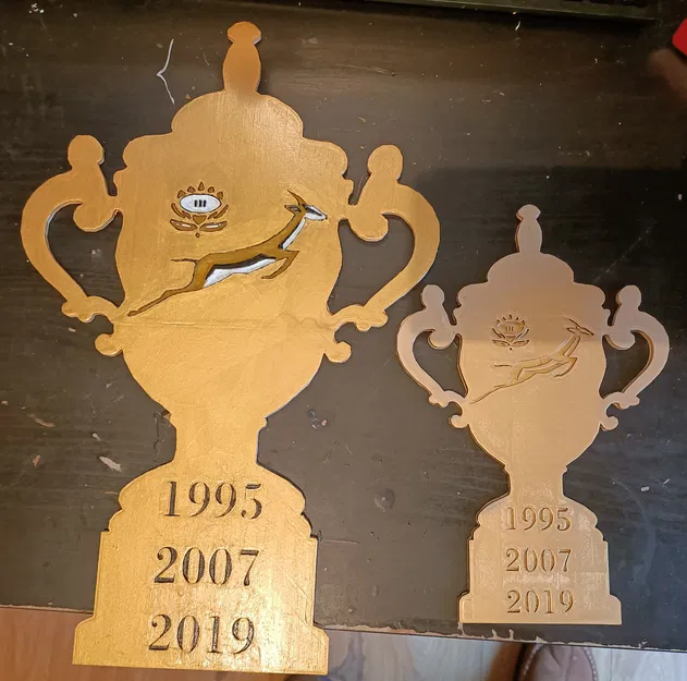 Cúp Webb Ellis Springbok Nam Phi World Cup Rugby - Image 1