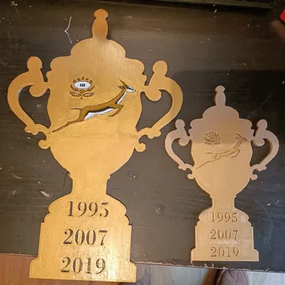 Cúp Webb Ellis Springbok Nam Phi World Cup Rugby