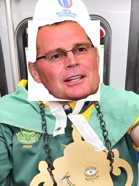 Cúp Webb Ellis Springbok Nam Phi World Cup Rugby - Image 4