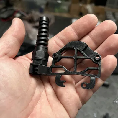 Mount EBB36 PG7 phía sau NEMA14 stepper