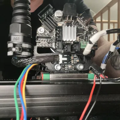 Mount EBB36 PG7 phía sau NEMA14 stepper