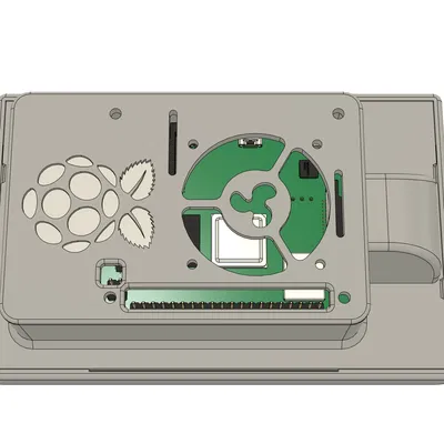 Case cho BigTreeTech PITFT50 V1.0 và Raspberry Pi 4 Model B [có source]
