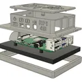 Case cho BigTreeTech PITFT50 V1.0 và Raspberry Pi 4 Model B [có source] - Thumbnail 3