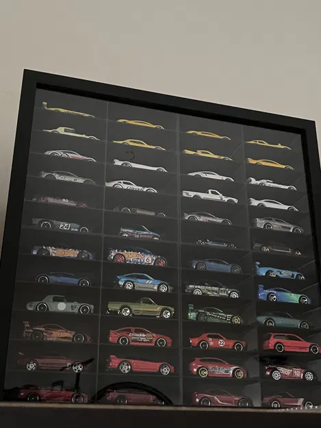 Khuôn Đựng Xe Hotwheels Cho Khung IKEA Sannahed 35x35 - Image 1