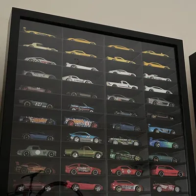 Khuôn Đựng Xe Hotwheels Cho Khung IKEA Sannahed 35x35