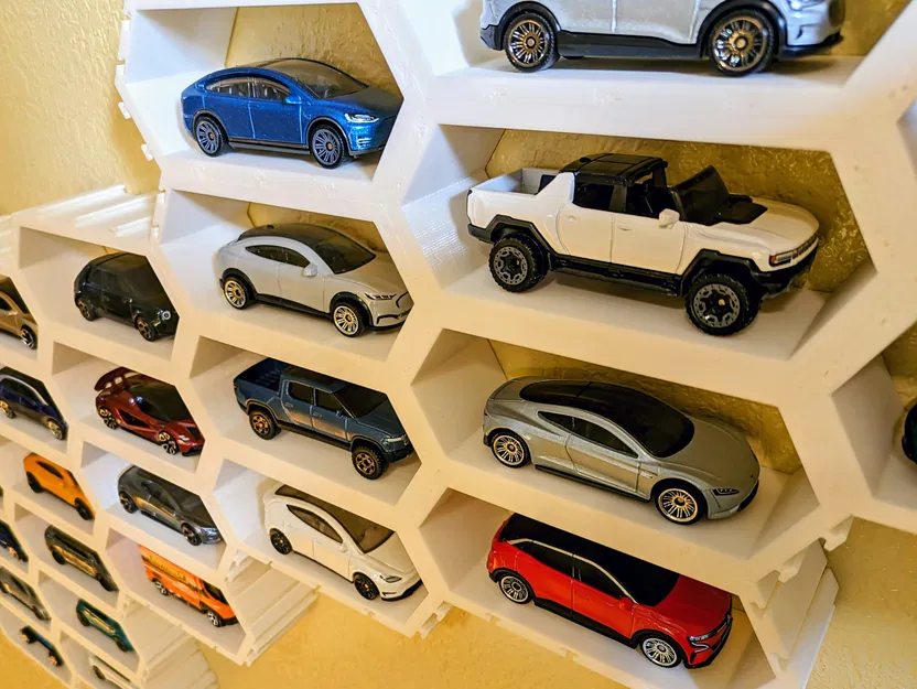 Kệ Trưng Bày Module Hình Lục Giác Cho Xe 1:64 - Image 1