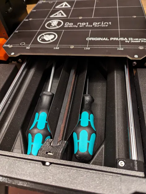 Khay giữa Prusa MK3.5/MK3.9/MK4 kiêm quản lý cáp (hỗ trợ bộ căng dây Y và vỏ Prusa) - Image 15