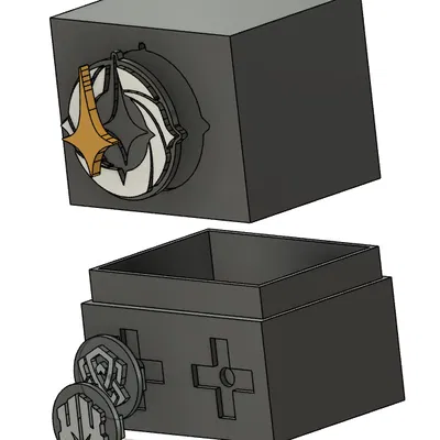 Hộp Đựng Bài Disney Lorcana - Phiên Bản Có Ống Bảo Vệ