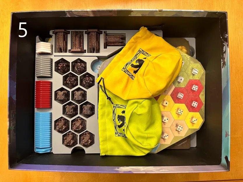 Khay Đựng Lắp Ghép cho Castles of Burgundy: Special Edition - Image 6