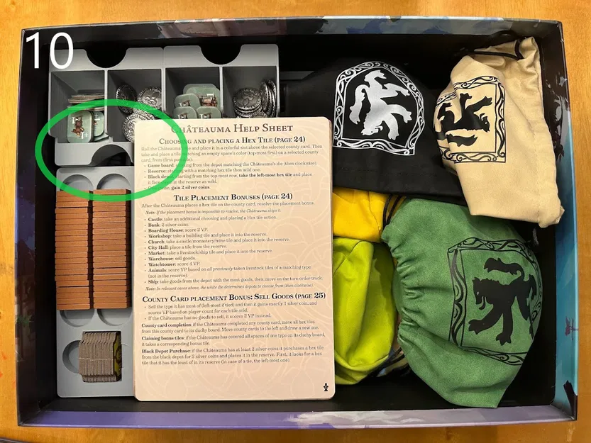 Khay Đựng Lắp Ghép cho Castles of Burgundy: Special Edition - Image 12