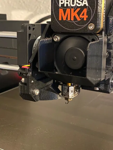 MK4 Hotend Fan Shield - Chặn nhiễu loạn / luồng gió từ quạt hotend - Fan shroud - REMIX - Image 4