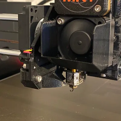 MK4 Hotend Fan Shield - Chặn nhiễu loạn / luồng gió từ quạt hotend - Fan shroud - REMIX