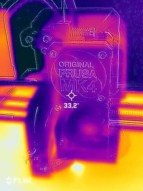 MK4 Hotend Fan Shield - Chặn nhiễu loạn / luồng gió từ quạt hotend - Fan shroud - REMIX - Image 5