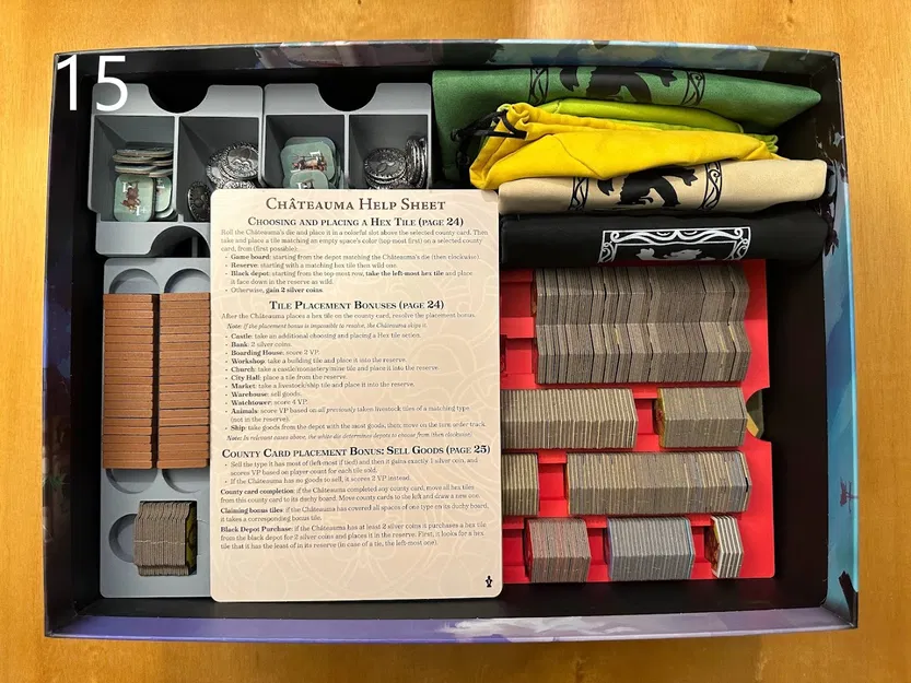 Khay Đựng Lắp Ghép cho Castles of Burgundy: Special Edition - Image 17