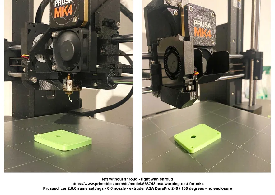 MK4 Hotend Fan Shield - Chặn nhiễu loạn / luồng gió từ quạt hotend - Fan shroud - REMIX - Image 9