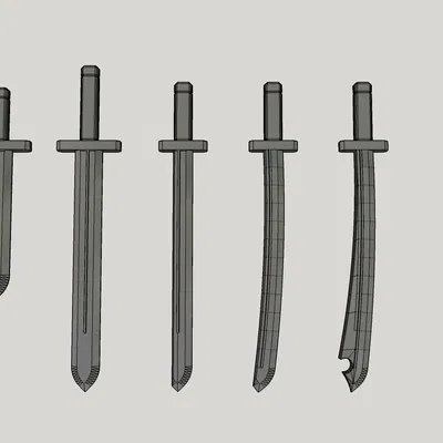 Mini 13: Bộ Vũ Khí Cận Chiến Cơ Bản - Kiếm 1