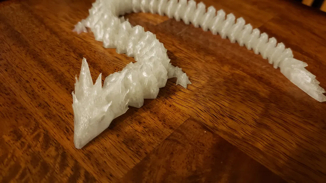 Rồng Pha lê Đêm Khớp nối v1.3 (bản phối lại low poly) - Image 3