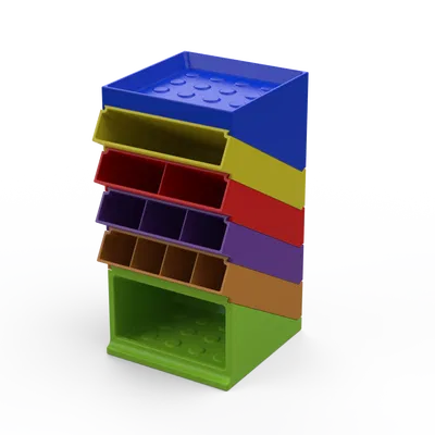 Kệ Sắp Xếp Đa Năng Lắp Ghép Cho Bàn Làm Việc