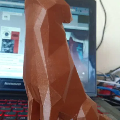 Sói Đội Kèn Phong Cách Low Poly Cho Hướng Đạo