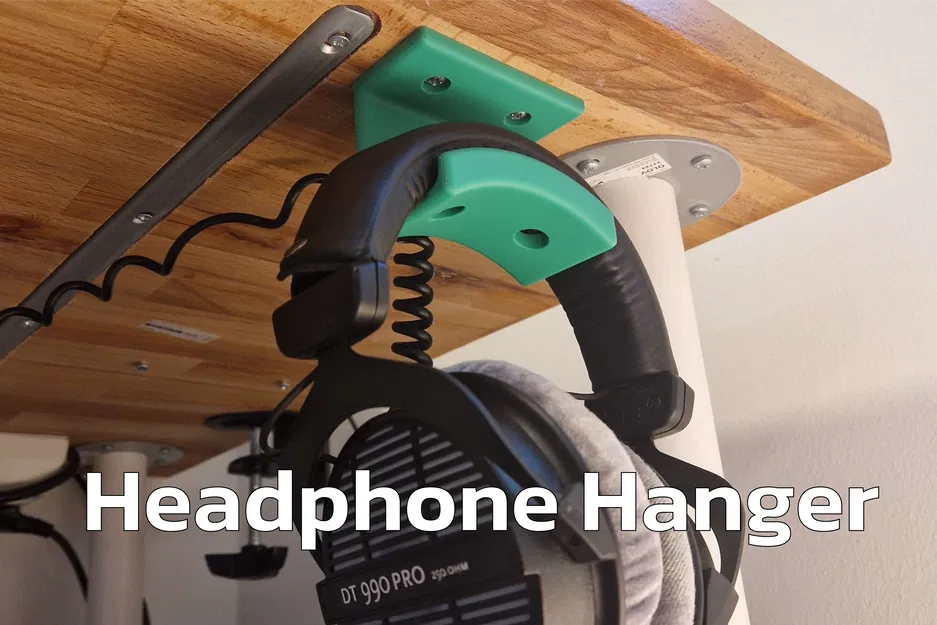 Kệ Treo Tai Nghe Dưới Bàn Có Quản Lý Dây Cáp - Image 1