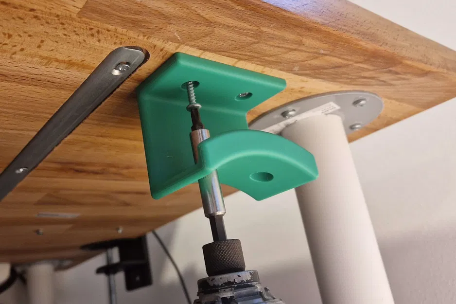 Kệ Treo Tai Nghe Dưới Bàn Có Quản Lý Dây Cáp - Image 3