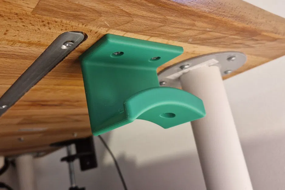 Kệ Treo Tai Nghe Dưới Bàn Có Quản Lý Dây Cáp - Image 4