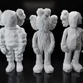 Mô Hình KAWS Phong Cách Low-Poly (XX) - Thumbnail 2