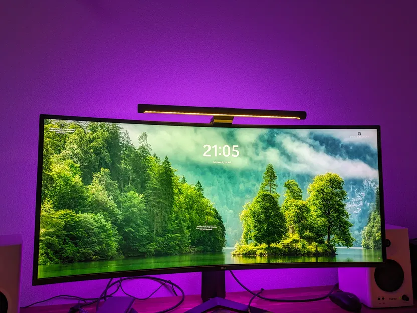 Bộ Chuyển Đổi Đèn Màn Hình Xiaomi Mi cho Màn Hình Cong LG 38GN950 - Image 1