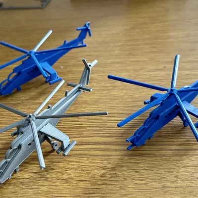 Mô Hình Kit Card Trực Thăng Mi-24V