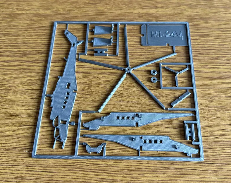 Mô Hình Kit Card Trực Thăng Mi-24V - Image 2