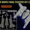 Mô hình Tàu Fang Fighter Star Wars - Kit Card - Thumbnail 1