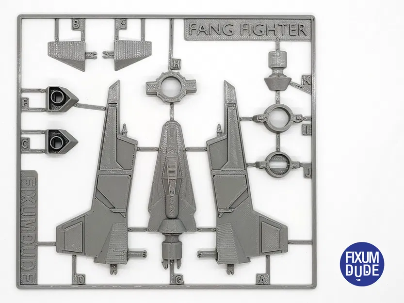 Mô hình Tàu Fang Fighter Star Wars - Kit Card - Image 6