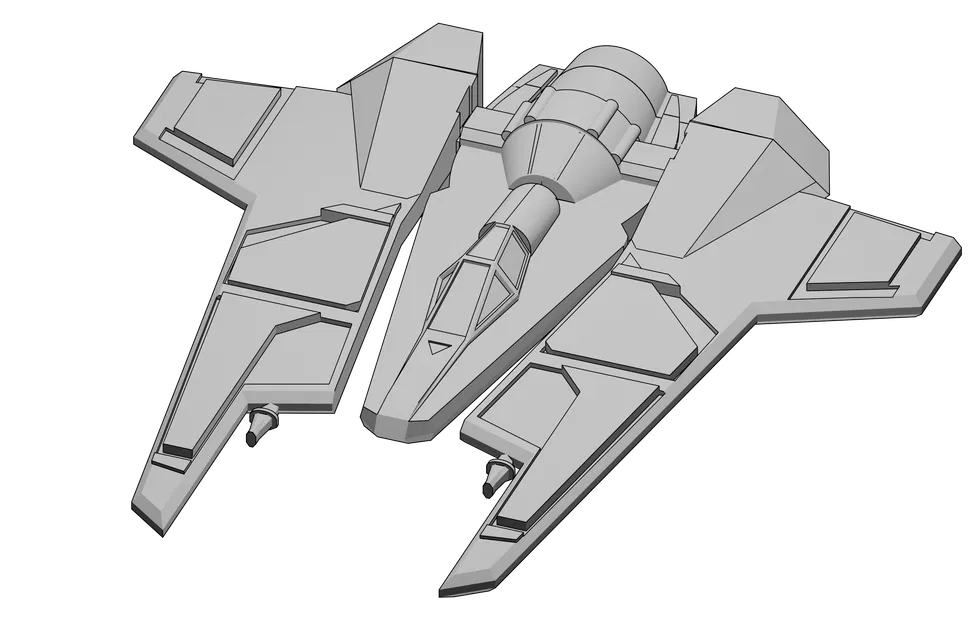 Mô hình Tàu Fang Fighter Star Wars - Kit Card - Image 10