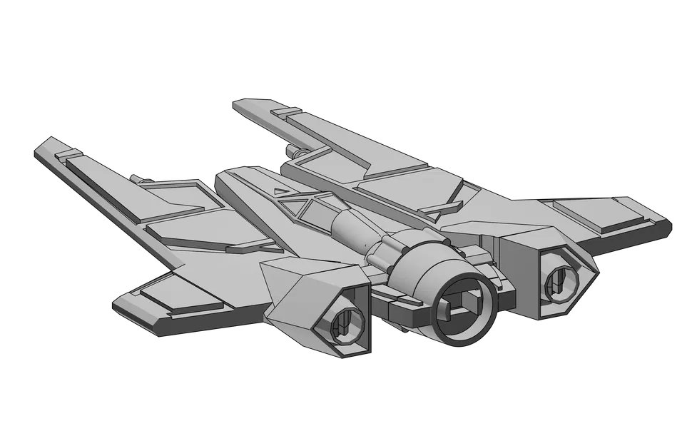 Mô hình Tàu Fang Fighter Star Wars - Kit Card - Image 11