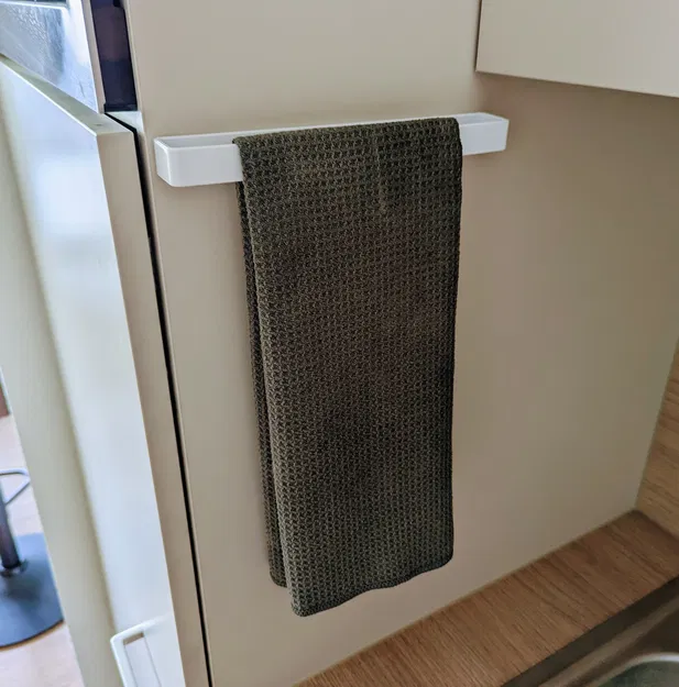 Móc treo khăn bếp đơn giản 220x30mm - Image 1