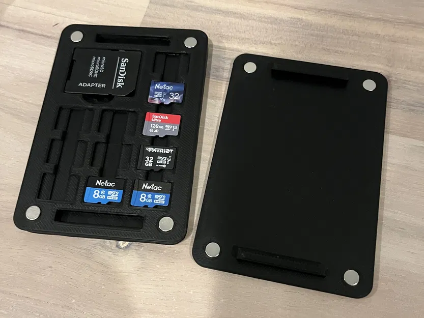 Hộp Đựng Thẻ Nhớ SD & Micro SD Nam Châm Siêu Mỏng - Image 1