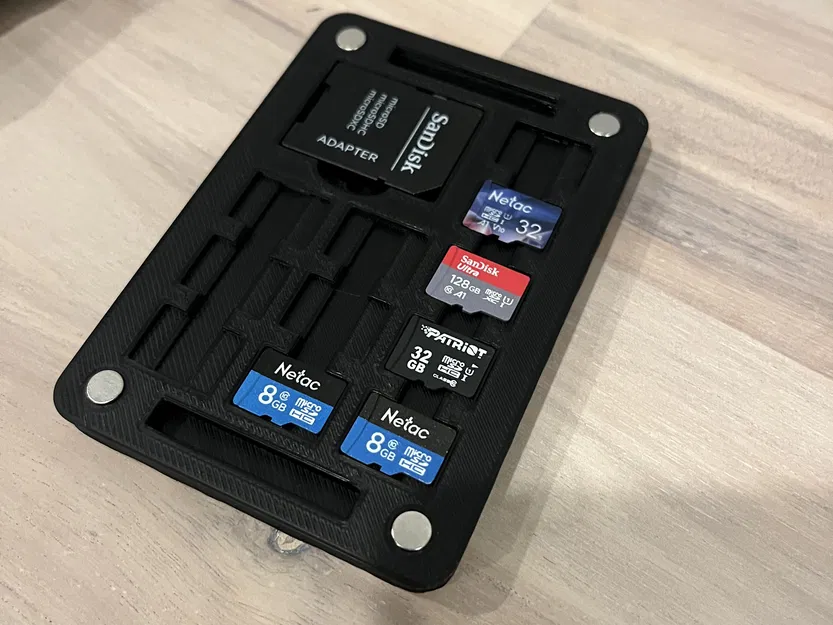 Hộp Đựng Thẻ Nhớ SD & Micro SD Nam Châm Siêu Mỏng - Image 2