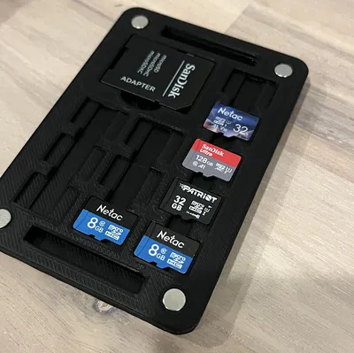 Hộp Đựng Thẻ Nhớ SD & Micro SD Nam Châm Siêu Mỏng